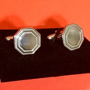 men’s Banana Republic silver cuff links